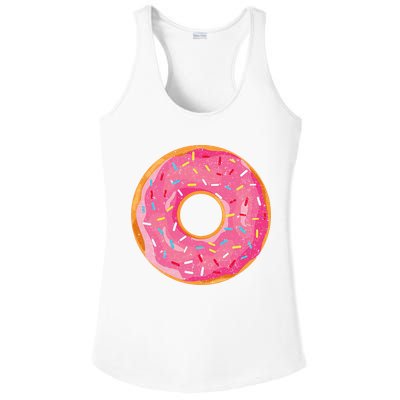 Delicious Donut Costume Ladies PosiCharge Competitor Racerback Tank