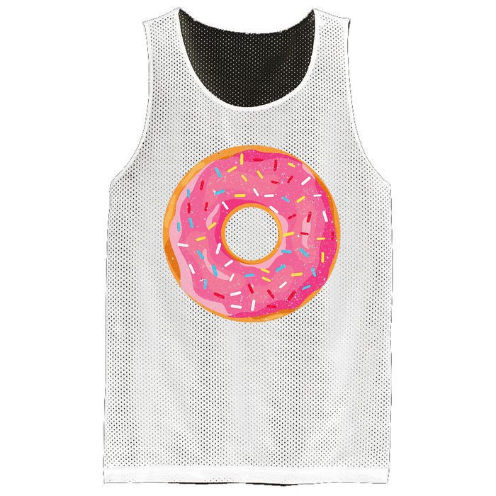 Delicious Donut Costume Mesh Reversible Basketball Jersey Tank