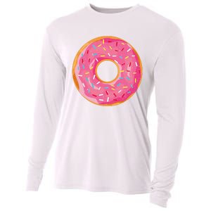 Delicious Donut Costume Cooling Performance Long Sleeve Crew