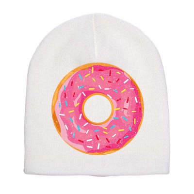 Delicious Donut Costume Short Acrylic Beanie