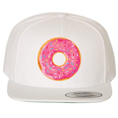 Delicious Donut Costume Wool Snapback Cap