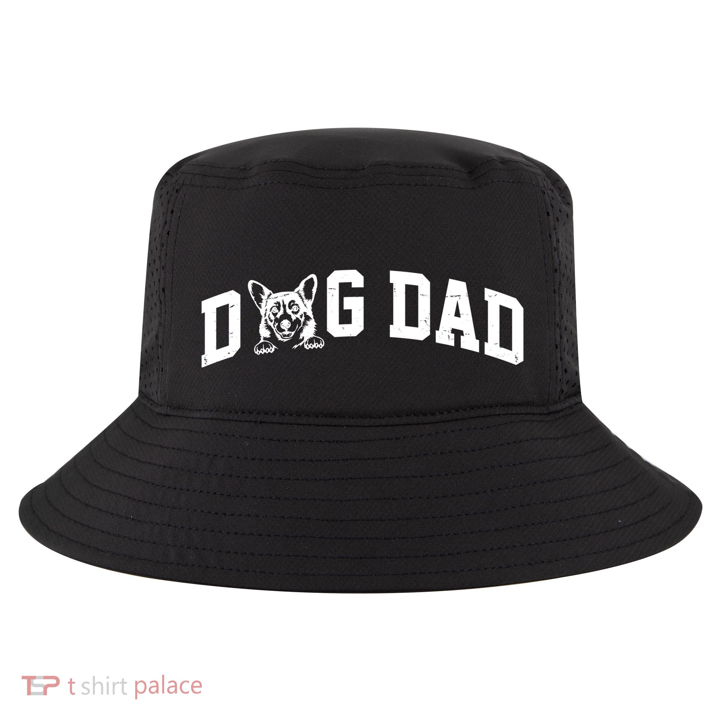Dog Dad Corgi Lover Cool Comfort Performance Bucket Hat