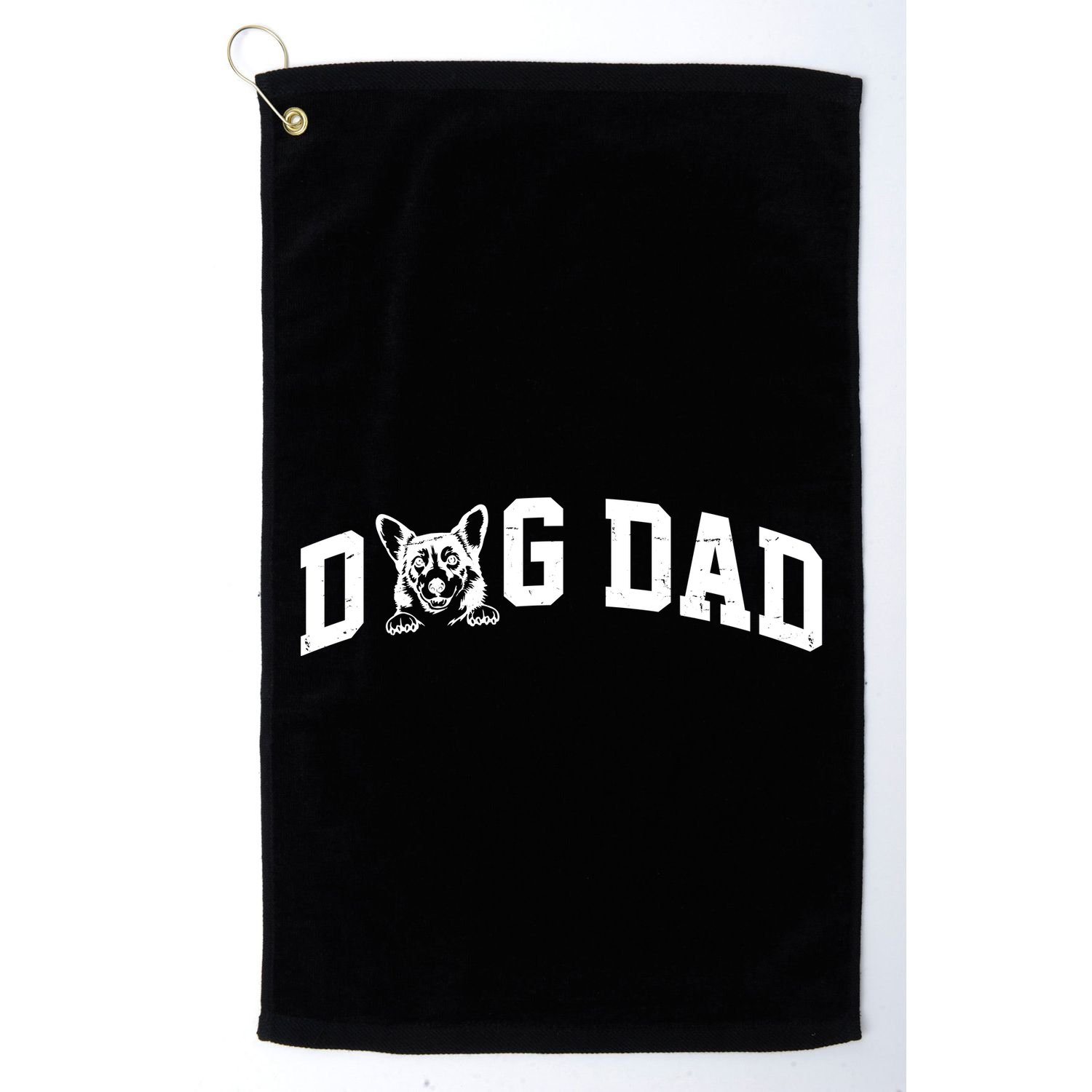 Dog Dad Corgi Lover Golf Towel