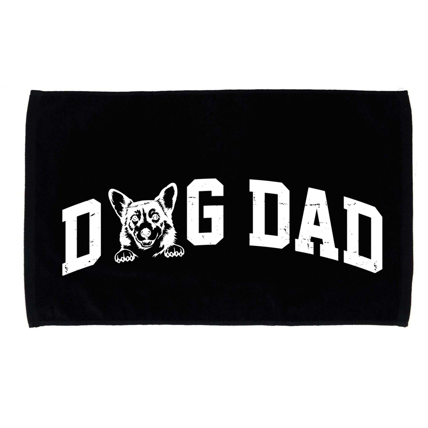 Dog Dad Corgi Lover Microfiber Hand Towel