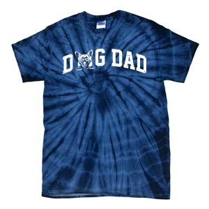 Dog Dad Corgi Lover Tie-Dye T-Shirt