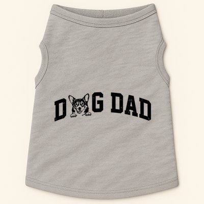 Dog Dad Corgi Lover Doggie Tank