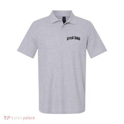 Dog Dad Corgi Lover Softstyle Adult Sport Polo