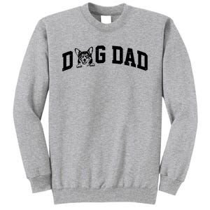 Dog Dad Corgi Lover Tall Sweatshirt