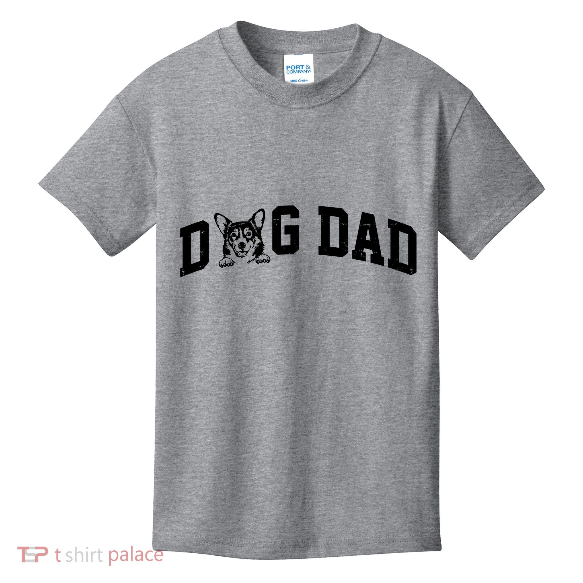 Dog Dad Corgi Lover Kids T-Shirt