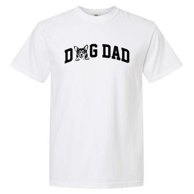 Dog Dad Corgi Lover Garment-Dyed Heavyweight T-Shirt