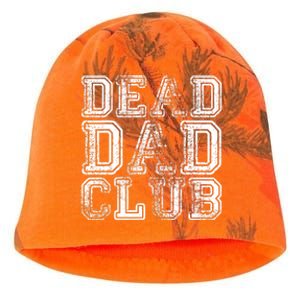 Dead Dad Club Retro Funny Saying Kati - Camo Knit Beanie