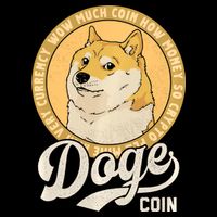 Dogecoin Doge Coin Logo Shiba Inu Dog Crypto Currency Meme Baby Bodysuit