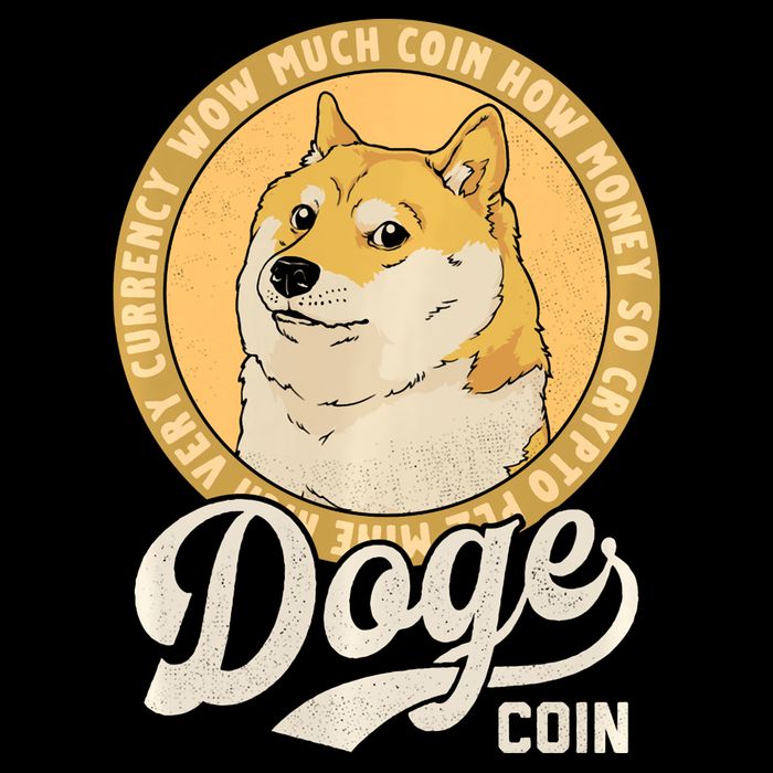 Dogecoin Doge Coin Logo Shiba Inu Dog Crypto Currency Meme Baby Bodysuit