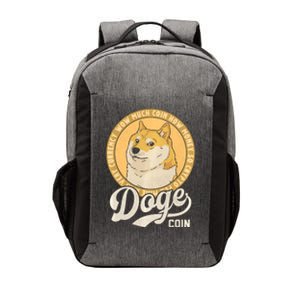 Dogecoin Doge Coin Logo Shiba Inu Dog Crypto Currency Meme Vector Backpack