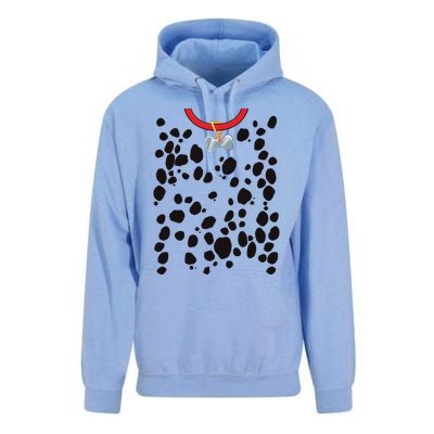 Dog Dalmatian Costume Dalmations Spots Puppy Print Halloween Unisex Surf Hoodie