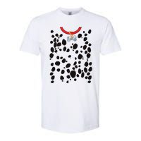 Dog Dalmatian Costume Dalmations Spots Puppy Print Halloween Softstyle CVC T-Shirt