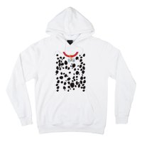 Dog Dalmatian Costume Dalmations Spots Puppy Print Halloween Hoodie