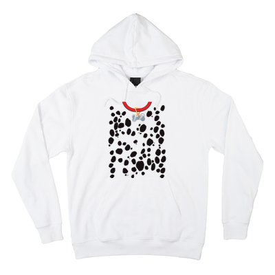 Dog Dalmatian Costume Dalmations Spots Puppy Print Halloween Hoodie