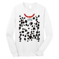 Dog Dalmatian Costume Dalmations Spots Puppy Print Halloween Long Sleeve Shirt