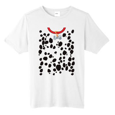 Dog Dalmatian Costume Dalmations Spots Puppy Print Halloween Tall Fusion ChromaSoft Performance T-Shirt