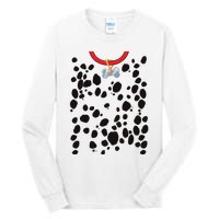 Dog Dalmatian Costume Dalmations Spots Puppy Print Halloween Tall Long Sleeve T-Shirt