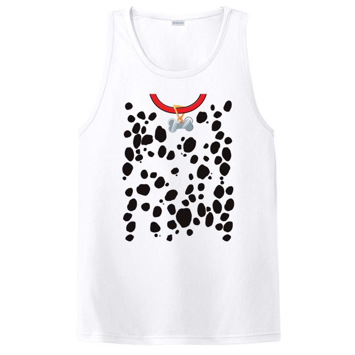 Dog Dalmatian Costume Dalmations Spots Puppy Print Halloween PosiCharge Competitor Tank