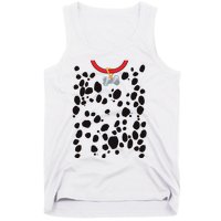 Dog Dalmatian Costume Dalmations Spots Puppy Print Halloween Tank Top