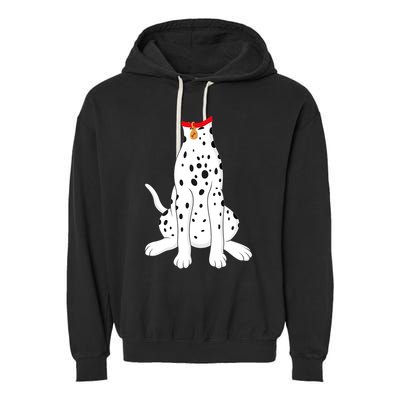 Dalmatian Dalmatian Costume Garment-Dyed Fleece Hoodie
