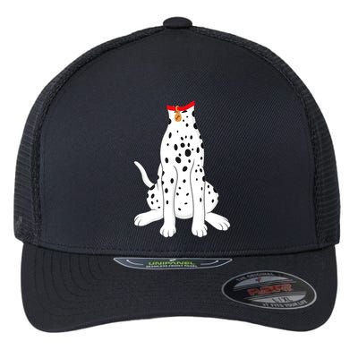 Dalmatian Dalmatian Costume Flexfit Unipanel Trucker Cap