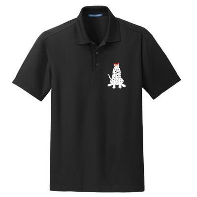 Dalmatian Dalmatian Costume Dry Zone Grid Polo