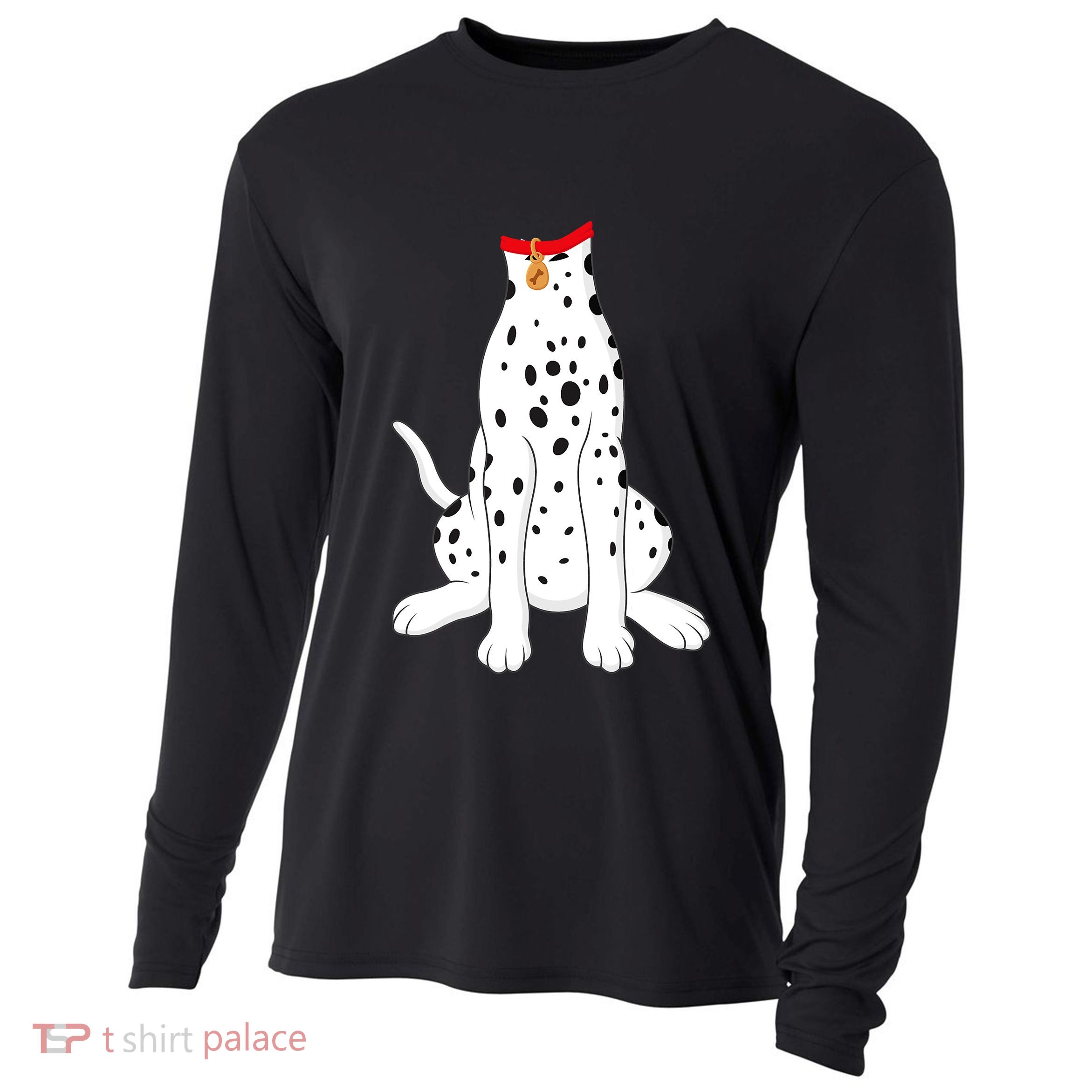Dalmatian Dalmatian Costume Cooling Performance Long Sleeve Crew
