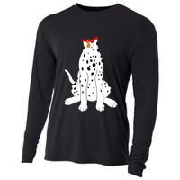 Dalmatian Dalmatian Costume Cooling Performance Long Sleeve Crew