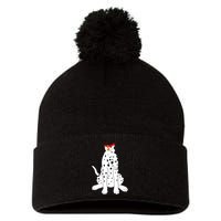 Dalmatian Dalmatian Costume Pom Pom 12in Knit Beanie