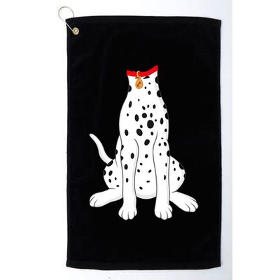 Dalmatian Dalmatian Costume Golf Towel