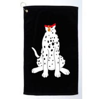 Dalmatian Dalmatian Costume Golf Towel