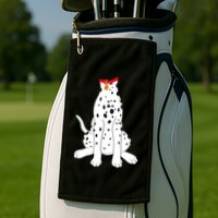Dalmatian Dalmatian Costume Golf Towel