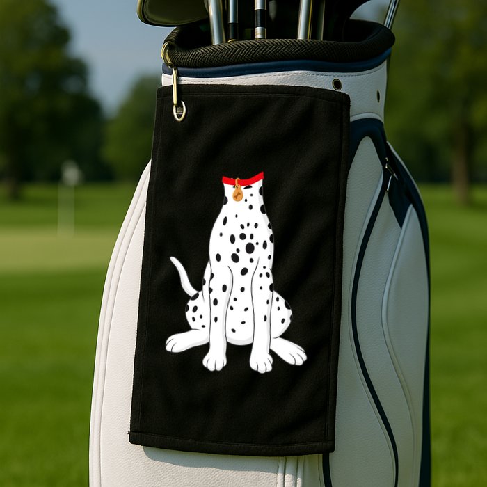 Dalmatian Dalmatian Costume Golf Towel