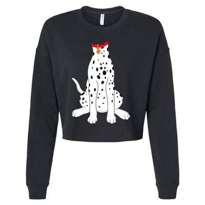 Dalmatian Dalmatian Costume Cropped Pullover Crew