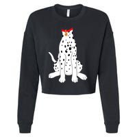 Dalmatian Dalmatian Costume Cropped Pullover Crew