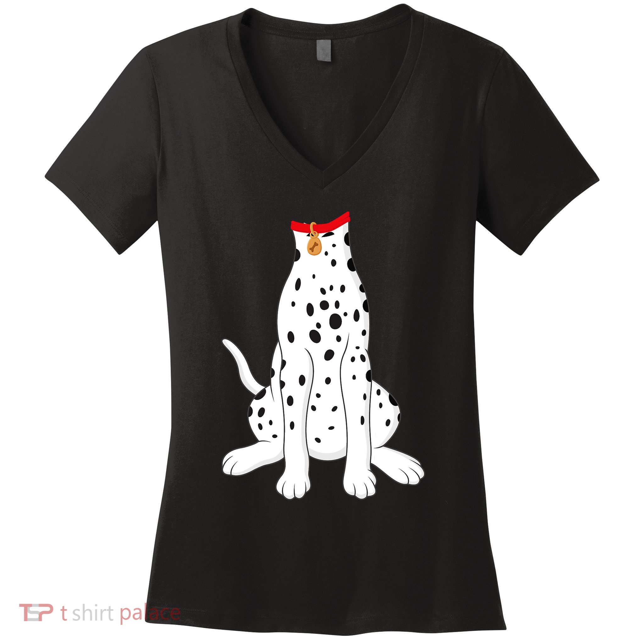 Dalmatian Dalmatian Costume Women's V-Neck T-Shirt