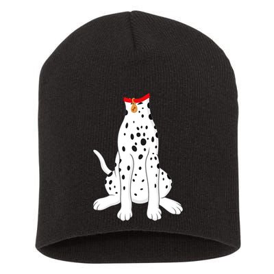 Dalmatian Dalmatian Costume Short Acrylic Beanie