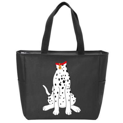 Dalmatian Dalmatian Costume Zip Tote Bag