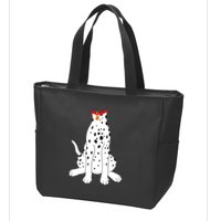 Dalmatian Dalmatian Costume Zip Tote Bag