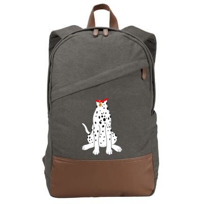 Dalmatian Dalmatian Costume Cotton Canvas Backpack