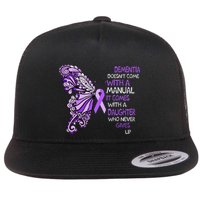 Detia DoesnT Come With A Manual It Comes With A Daughter Flat Bill Trucker Hat