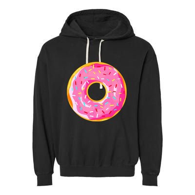 Donut Doughnut Costume Garment-Dyed Fleece Hoodie