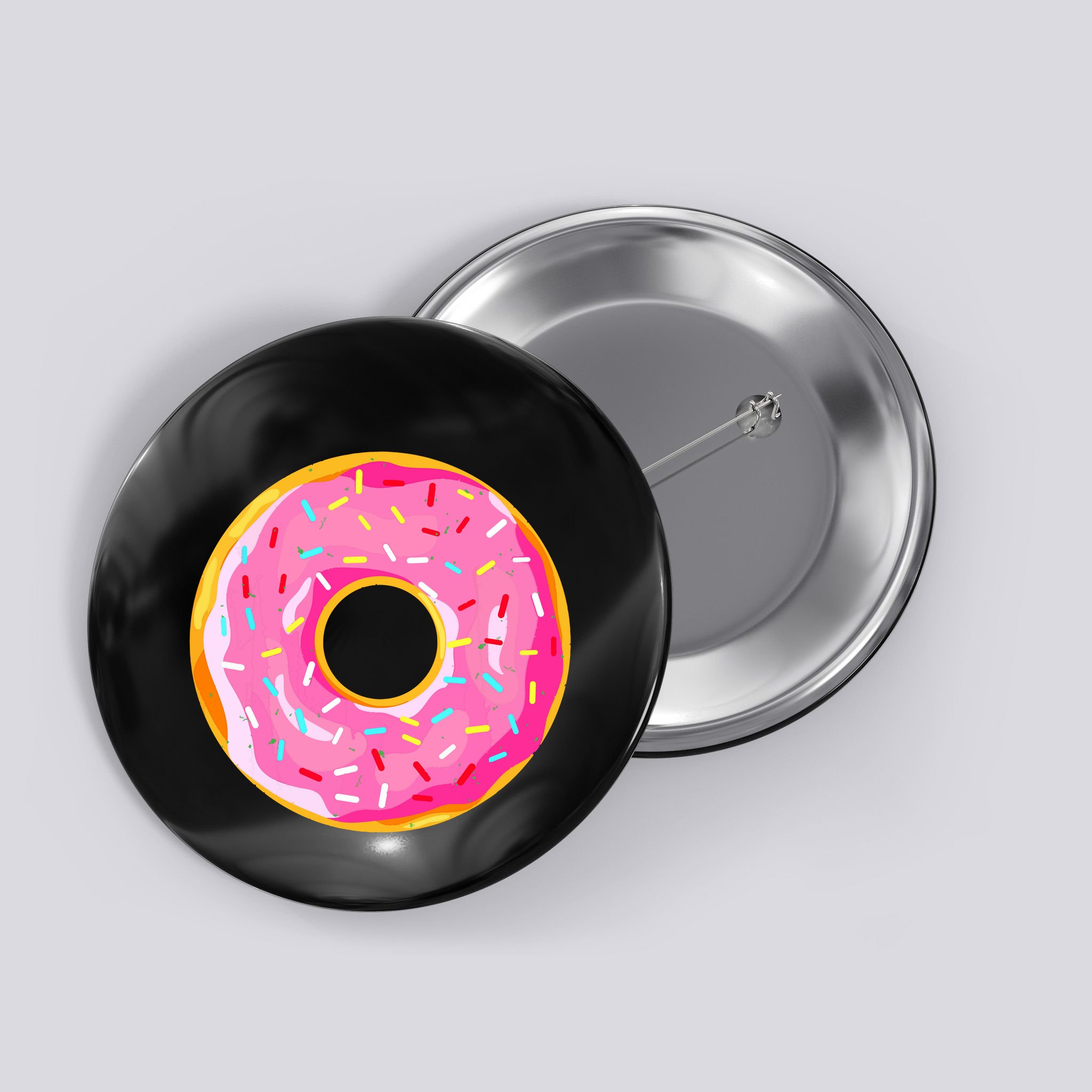 Donut Doughnut Costume Button