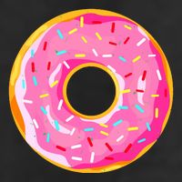 Donut Doughnut Costume Adult Drive Performance Visor