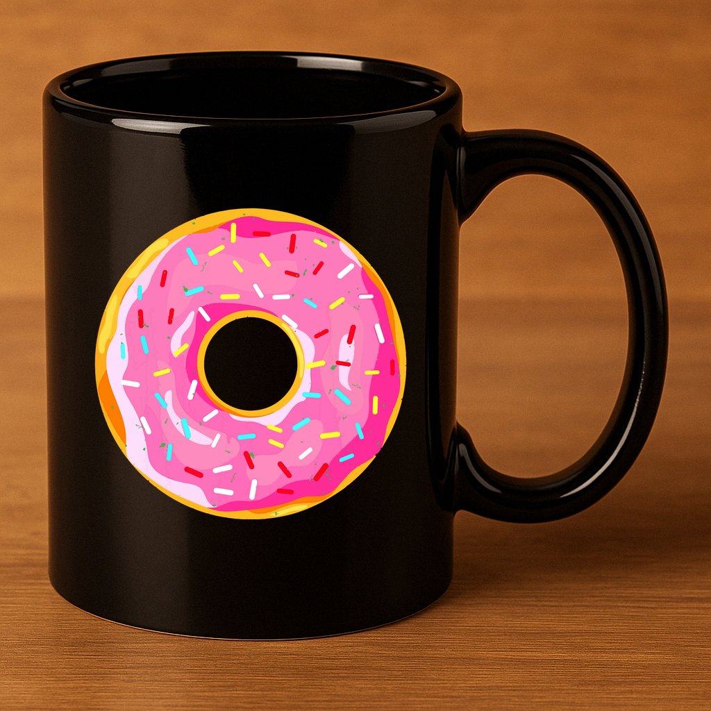 Donut Doughnut Costume 11oz C Handle Ceramic Mug