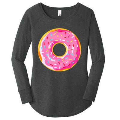 Donut Doughnut Costume Women's Perfect Tri Tunic Long Sleeve Shirt